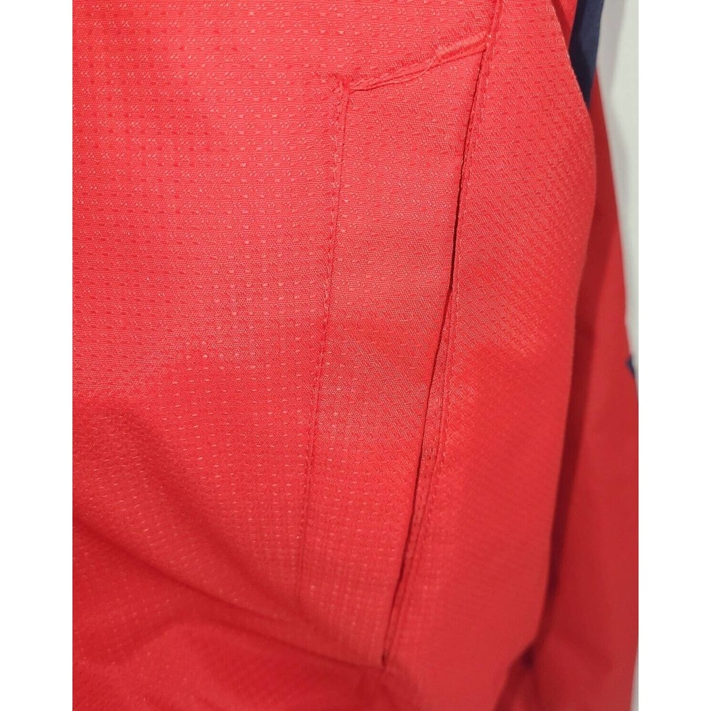 Majestic Authentic DC Nationals Mens XL Jacket Red Blue Full Zip Gently Used - Picture 10 of 15
